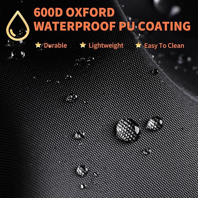 HOMEYA Snow Blower Cover, 600D Snowblower Cover Waterproof Heavy Duty Snow Thrower Outdoor Protection Universal Fit Two Stage Snow Blowers for Ego Toro Ariens Cub Cadet Troy Bilt Craftsman Husqvarna