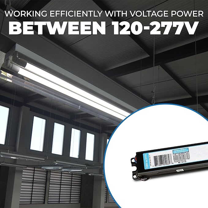 OHLECTRIC Replacement for ICN-4S54-90C-2LS-G (4 Pack) 4 Lamp T5 Fluorescent Electronic Ballast - 120-277 Volt - Instant Start - Standard and Energy Efficient Ballasts, UL Approved