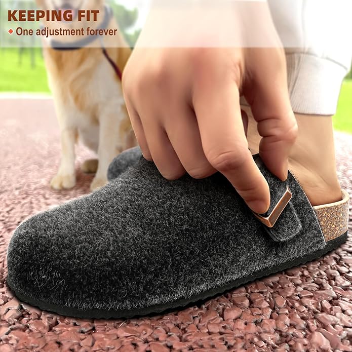 BULLIANT Comfort Clogs Slippers Sandals Nurse Work Shoes Unisex for Men Women with Cushioned Cork-Footbed