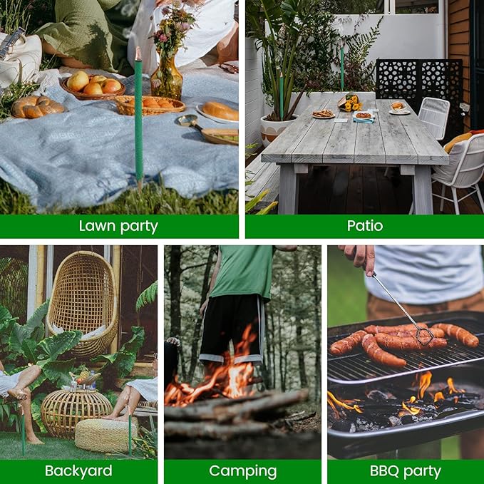 Large Citronella Incense Sticks 18 Sticks per Tube Add to Natural Ingredients Citronella | Lemongrass and Rosemary Oil | Outdoor Citronella Help You Better Enjoy Outdoor Life