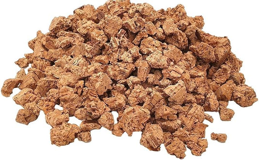 Cork Orchid Bark - Cork Bark Nuggets (3/8"- 3/4") - Natural Cork Bits (10-20mm) for Orchids, Air Plants, Reptiles & Terrariums (30 quarts)