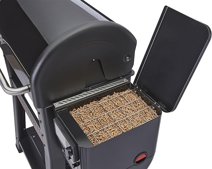 Weber Searwood XL 600 Wood Pellet Smoker Grill with Wi-Fi and Bluetooth Connectivity, 36 Inches, Black
