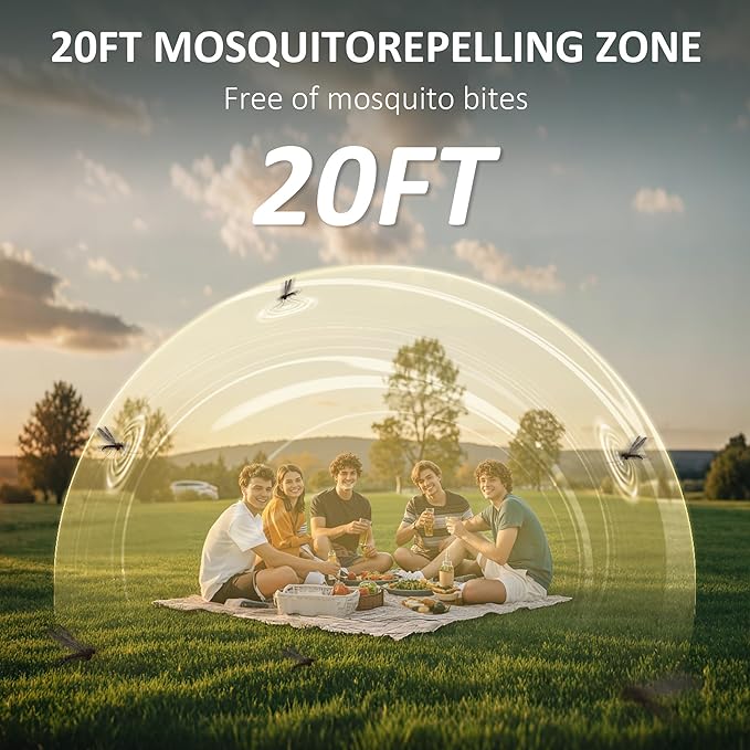 4 Pack Mosquito Repellent Refills Compatible with E-Series E55, E90, EX90,EL55 Mosquito Repeller Cartridges for 20 Ft Protection Zone Bedroom, Kitchen, Garden,Outdoor