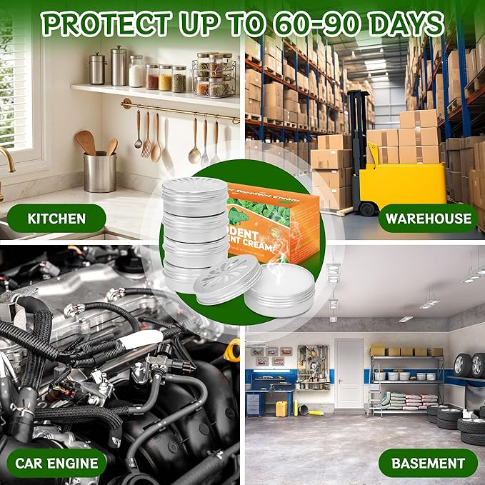 6 Pack Powerful Rodent Repellent, Natural Keep Rodent and Raccoon Away Deterrent with Long-Lasting Protection for Garden Lawn Yard Camping Fishing, Safe for Kids & Pets, Waterproof