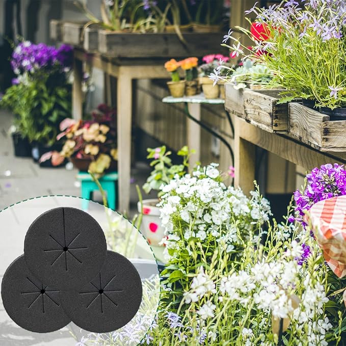 50 Pack Cloning Collars Inserts Premium Grade Foam, DIY Foam Cloner Inserts, Spoke Design Cloning Collar Inserts Hydroponic Tower Aero Garden Pods, Ideal for Net Pots, Aeroponics