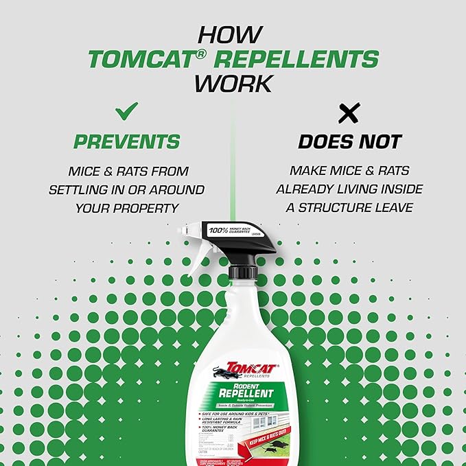 Tomcat Repellents Rodent Repellent Ready-to-Use, 1-Pack,24 oz.