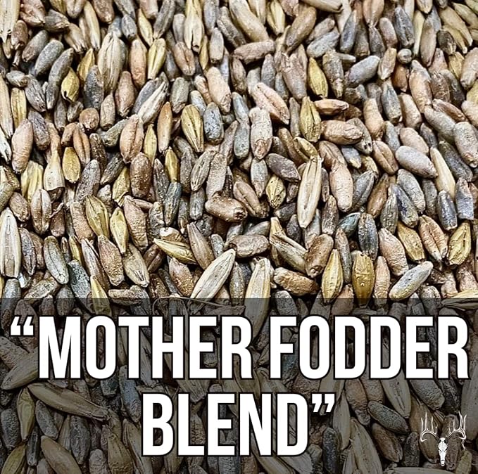 Mother Fodder Blend, 12LB EcoPack, Grain Seeds for Bird Food & Growing Fresh Green Grass Sprouts to Feed Pet Rabbits, Cows, Horse, Chicken, Goat, Sheep, Quail, Dog, Cat, Duck & Tortoise
