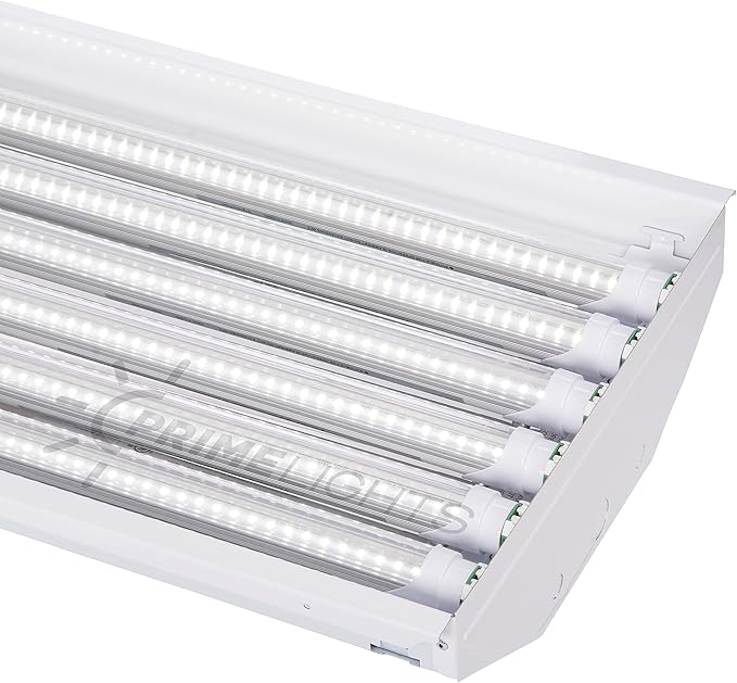 6 Bulb/Lamp T8 LED High Bay Warehouse, Shop, Commercial Light Fixture