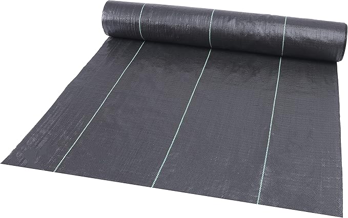 Weed Barrier Fabric 3.2oz Heavy Duty - 3ft x 300ft Landscape Fabric | Easy Install & Rugged Plastic Ground Cover Weed Barrier with UV Protection for Gardens, Landscaping Fabric