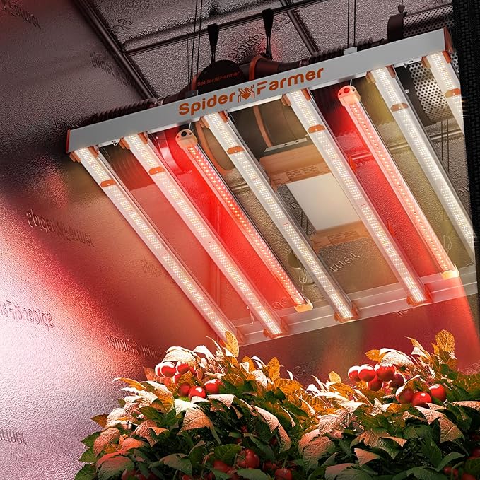 Spider Farmer SUPP-R30 Red LED Grow Light Bars 23.6" Long, 660nm Deep Red Supplemental Light for Indoor, Grow Tents