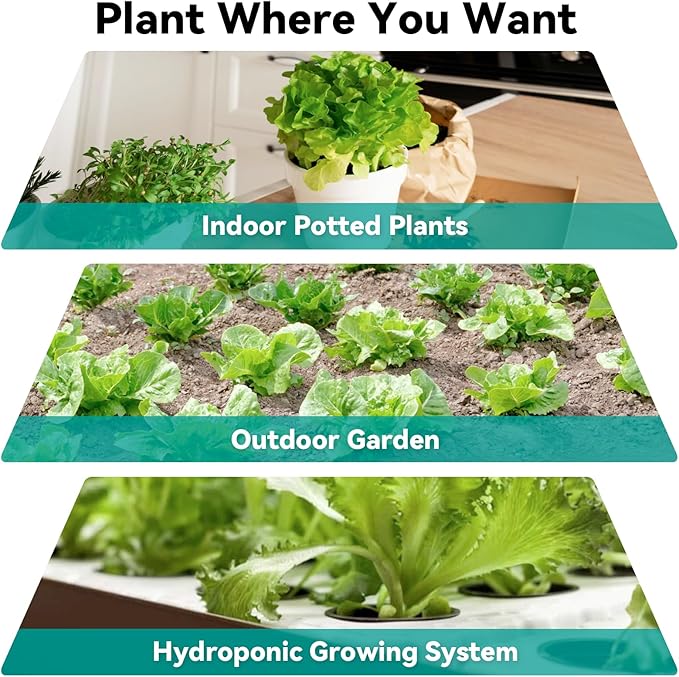 Flower Seed Pods for Ahopegarden, iDOO MUFGA Hydroponics Growing System Indoor Gardening, 400+ Seeds, Dwarf Sunflower Bambino, French Marigold, Dahlia, Dwarf Petunia(18-Pods)