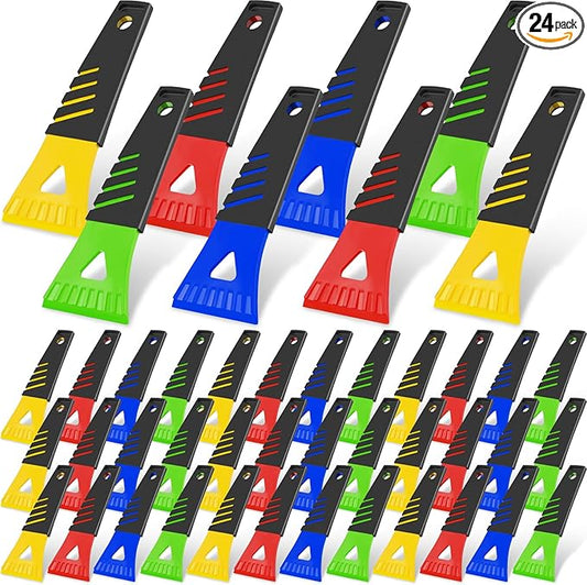 Frienda Ice Scraper for Car Windshield Plastic Snow Frost Ice Removal Tools for Cars Trucks Window (24)