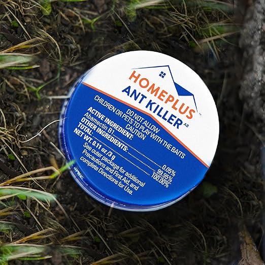 Homeplus™ Ant Killer AB, Metal Bait Station, Ants Killer for House, Ant Traps Indoor & Outdoor, 12 Pack