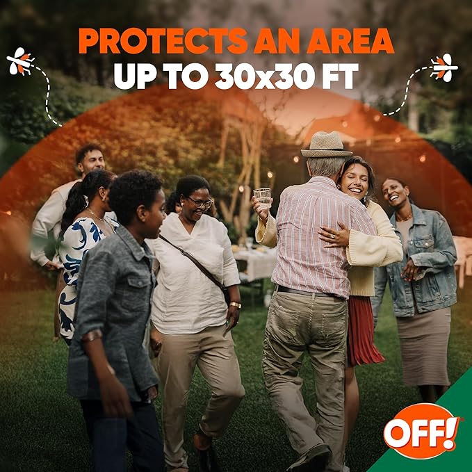 OFF! Outdoor Insect & Mosquito Repellent Fogger, Backyard Pretreat, Kills & Repels Insects in an up to 900 sq, ft, Area, 16 oz (Pack of 4)