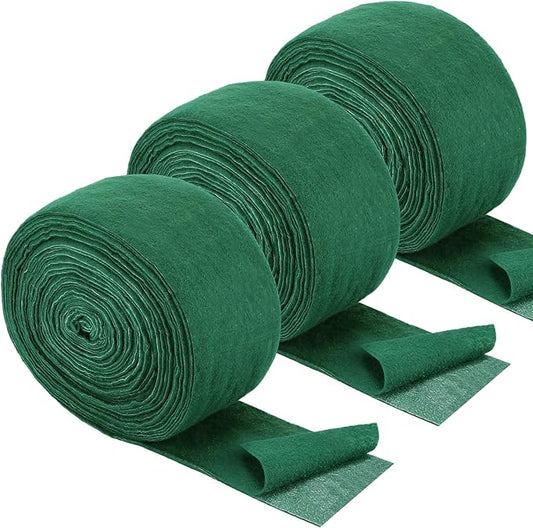 ANPHSIN 3pcs Breathable 3-Layer Tree Protector Wrap - Total 197ft Thicker Freezeproof Trunk Guard, Winter Plant Covers for Sapling Fruit Trees Keeping Warm & Moisturizing, Away from Deers