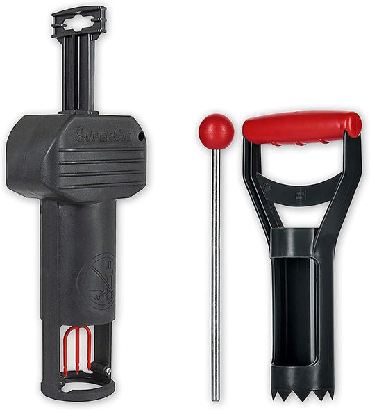 SWISSINNO Gopher & Vole Trap PRO SuperCat – 1 Tunnel Traps + 1 Install Kit – Dual Trigger Action for Voles & Field Mice – Easy Setup, Reusable, Made in Europe