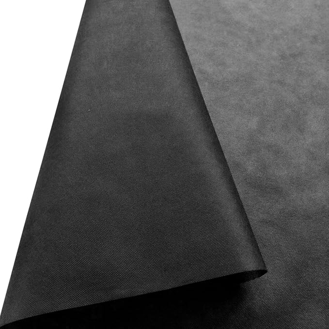 Agfabric 3x50ft Non Woven Weed Barrier Fabric Landscape Heavy Non-Woven Ground Cover for Gardening Mat and Raised Bed, Weed Control