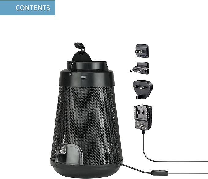 BIOGENTS BG-Home • Indoor & Patio Mosquito Trap • Switch Between Mosquito & Insect Targeting • Electric Fly Trap Indoor • Mosquito Killer for Indoor Patio Terrace Balcony Incl. 1 Sweetscent Attractant