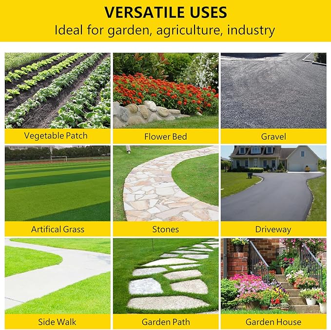 Garvee 4ft x 250 ft Weed Barrier Landscape Fabric, Premium Non-Woven 1.8oz Ground Cover Weed Block Gardening Mat, Easy Setup & Superior Weed Control, for Erosion Control, Weed Block, Ground Cover