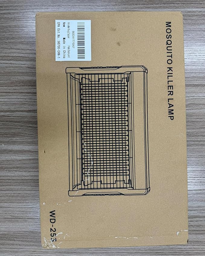 Electric Bug Zapper, 3000V High-Voltage Indoor Fly Killer, Powerful Electric Mosquito Zapper for Fly, Mosquito, Fruit, Moth, Gnat, Trap with Removable Washable Tray for Home Patio Backyard