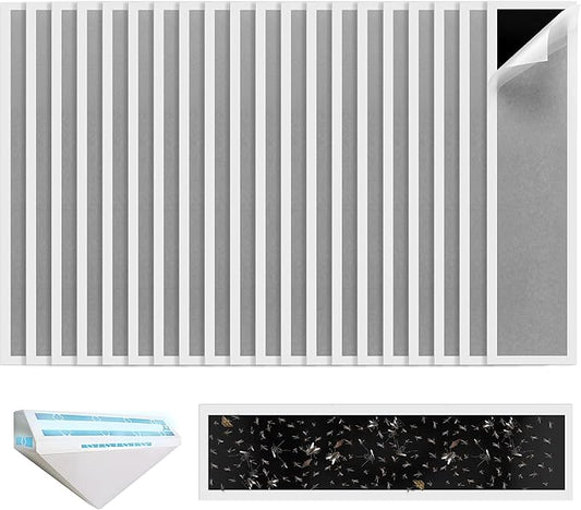 Qualirey 20 Pack Flying Insect Trap Refill Compatible with Gardner WS-85/90/95 Wall Sconce Fly Trap Lamp, Commercial Fly Trap Replacement Glue Boards for Restaurants, Healthcare Facilities, Home