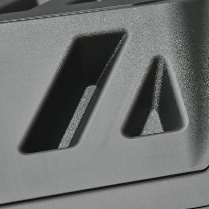 Compost Bin Outdoor, 43 Gallon Dual Chamber Tumbling Composting with Sliding Doors, Large Compost Tumbler, Compost Bin for Garden, Kitchen, and Yard Waste, Black