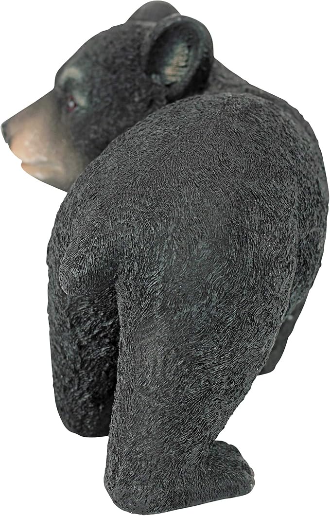 Design Toscano QM2594300 Roly-Poly Bear Cub Statue, Walking Bear,Full Color