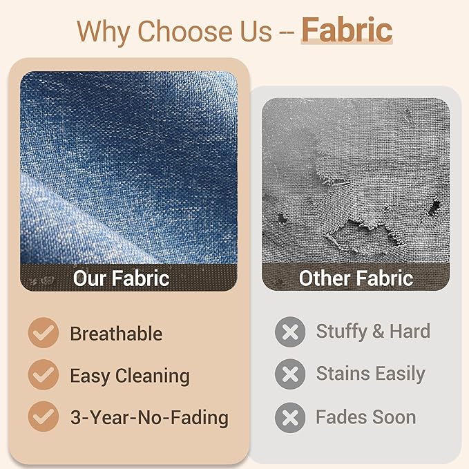 HOOOWOOO Outdoor Patio Furniture Set with Fire Pit Table,11 Pieces Wicker Out Door Sectional Furniture L Shaped Couch,Outside Patio Conversation Sets Swivel Chair,Denim Blue