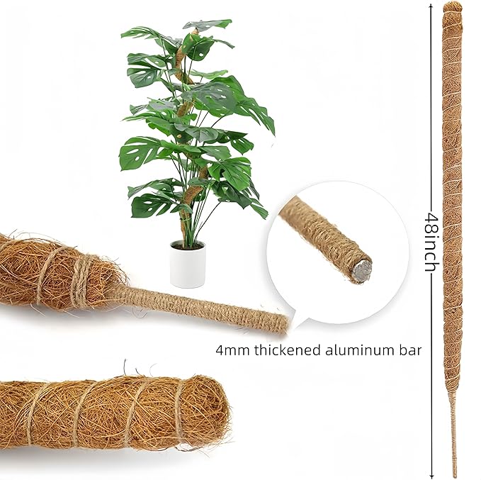 Moss Pole,48'' Moss Pole Monstera Plant Support. (48 Inch)