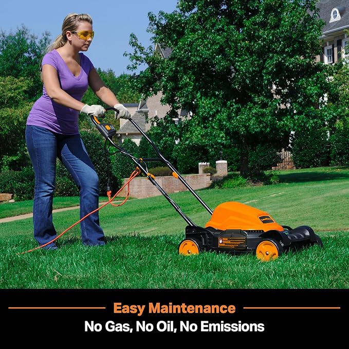 LawnMaster Electric Lawn Mower 12AMP 19-Inch ME1218X.01