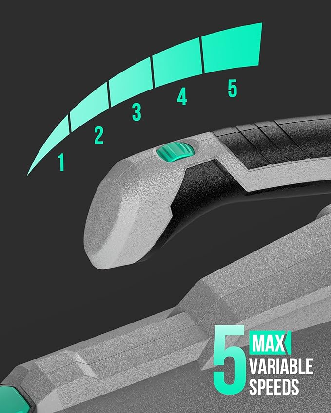 Litheli 20V Cordless Leaf Blower 350 CFM 85 MPH, Variable Speeds Electric Leaf Blower Battery Powered for Blowing Leaves, Dust, Snow, 4.0 Ah Battery & Fast Charger Included