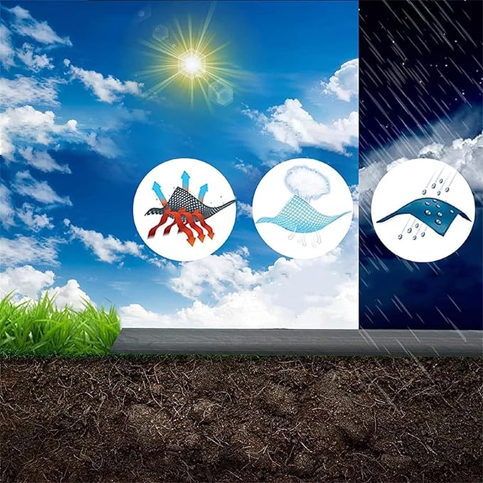 Weed Barrier Fabric Planting Cover - 4 x 150 FT Heavy Duty Landscape Fabric Ground Cover Block for Outdoor Planting