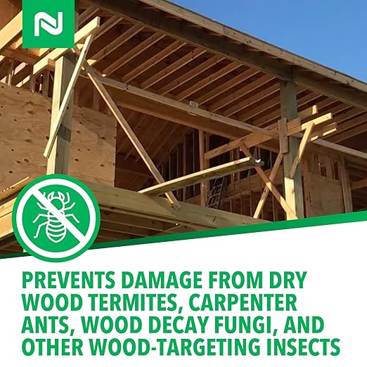 Nisus Tim-BOR Professional Insecticidal Dust, Water-Soluble Borate Powder, Wood Preservative and Fungicide for Termites, Carpenter Ants, Wood Decay, 1.5 lbs