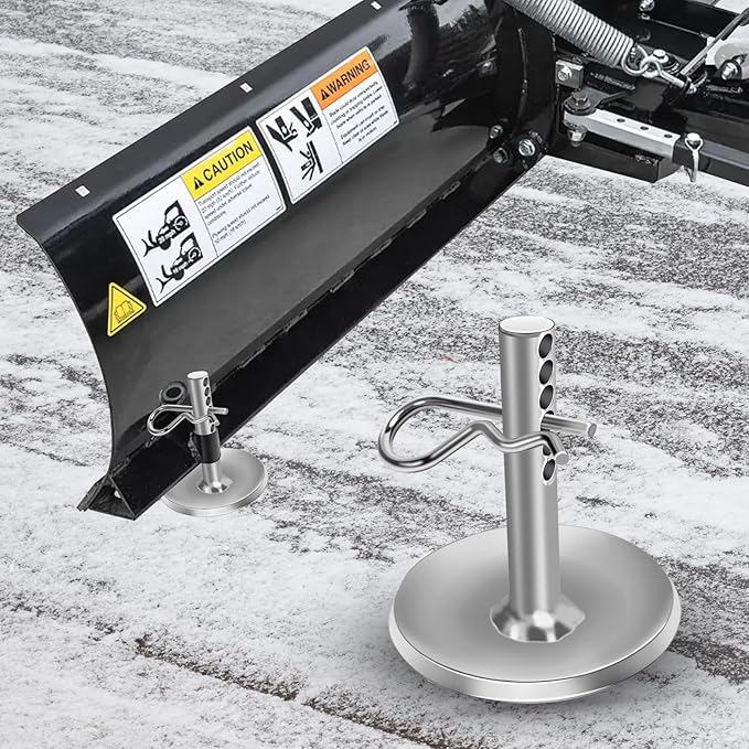 2-Pack Replacement Snow Plow Skid Shoes,Quick Release Adjustable Pin Lock Plow Skid Feet Replacement Compatible with 2014-2020 Polaris RZR 2205071 2208864