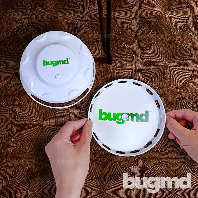 BugMD Flea Trap Refill Disc - Pest Trapper, Traps Pest Control Sticky Pad for Bugs Fleas Mosquitoes, No Harsh Chemicals, Family Pet and Friendly