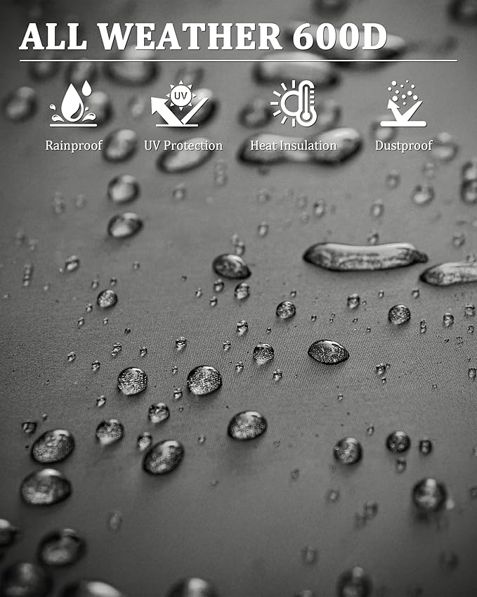 Carport Canopy Replacement Cover 12x20 Heavy Duty Outdoor Portable Car Canopy Oxford Waterproof UV & Tear Resistant Garage Canopy with Ball Bungees (Frame is Not Included)