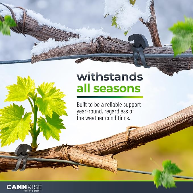 Anchor Rubber Bands for Trellising – 110 Pack of 5 cm/1.96 inches Rubber Bands for Outdoor Plant Support, Climbing Plants, Grape Vines, Trees – UV-Protected, Elastic, Multi-Purpose Use