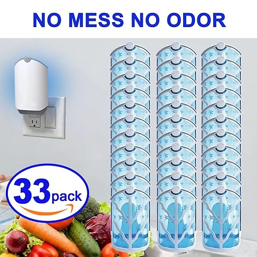 33 Pack Refill Cartridges Compatible with zevo Plug in Light M364A, Zivo Max Plug in Refill, Zebo Zeevo M364