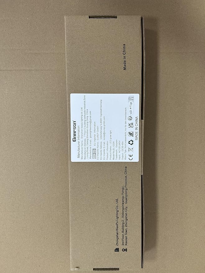 Garpsen Grow Lights - 276 LED Full Spectrum Plant Light with Auto Timer (6/12/16H), 3 Color Modes & 5 Dimmable Levels, 24W UL Adapter Growing Lamp Panel for Indoor Plant Stand (2 Panels)