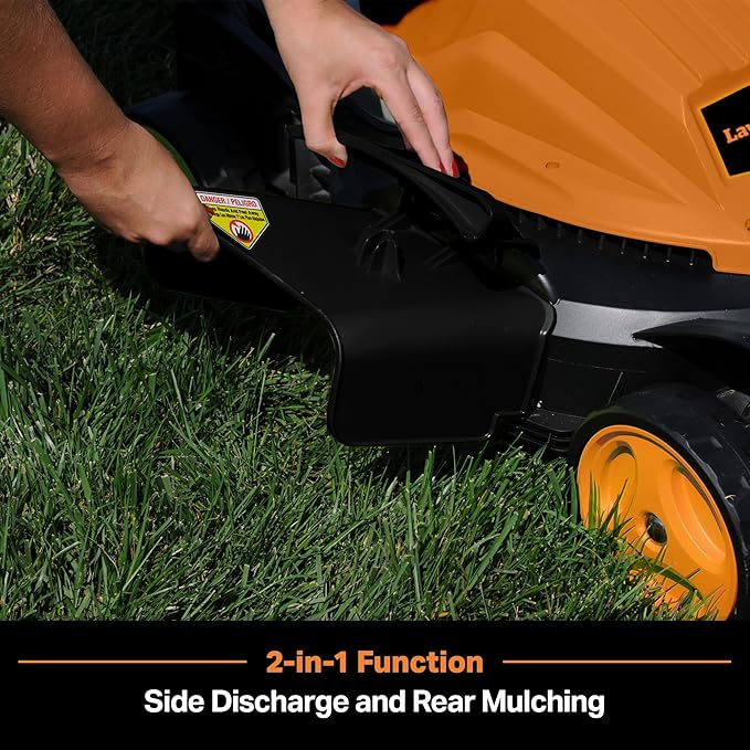 LawnMaster Electric Lawn Mower 12AMP 19-Inch ME1218X.01