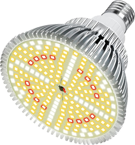 30W LED Grow Light Bulbs Full Spectrum, 3500 Lumen Plant Light Bulb, 320W Equivalent Plant Grow Light Bulb, Grow Bulb E26 Base, Grow Light for Indoor Plants, Pack of 1
