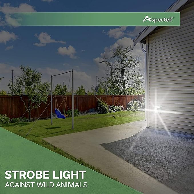 ASPECTEK Ultrasonic Outdoor Animal Pest Repellent, Yard Sentinel RC Pest Repeller Pest Control includes Motion Detector, 4 Key Remote - Rodents, Cats, Rats, Mouse, Mice, Deer, Frequency: 15-18 kHz