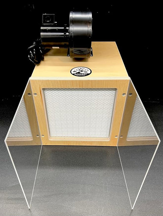 Bonsai 12"x12" 99.99% HEPA Horizontal Laminar Flow Hood for Mushrooms/Mycology 110V