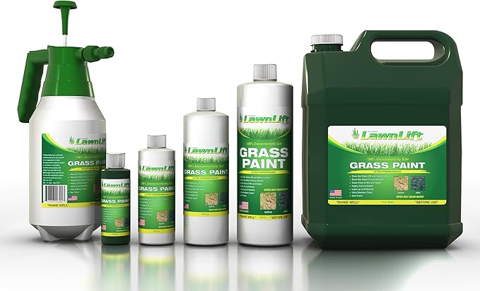 Lawnlift Ultra Concentrated (White) Grass Paint 64oz. = 1.5 Gallons of usable Product.