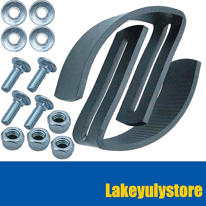 GXH24690 GXH23070 Snow Plow Skid Shoes for 46" Blade on 100 Series Mowers Fit for Jo-hn Dee-re 100 Series Tractor Snow Blower (2 Pack)