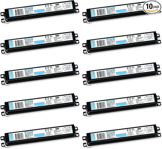 OHLECTRIC (10 Pack) Replacement for ICN-1P32-SC 1 Lamp - T8 Fluorescent Electronic Ballast - 120-277 Volt - Instant Start - Standard and Energy Efficient Ballasts - UL Approved