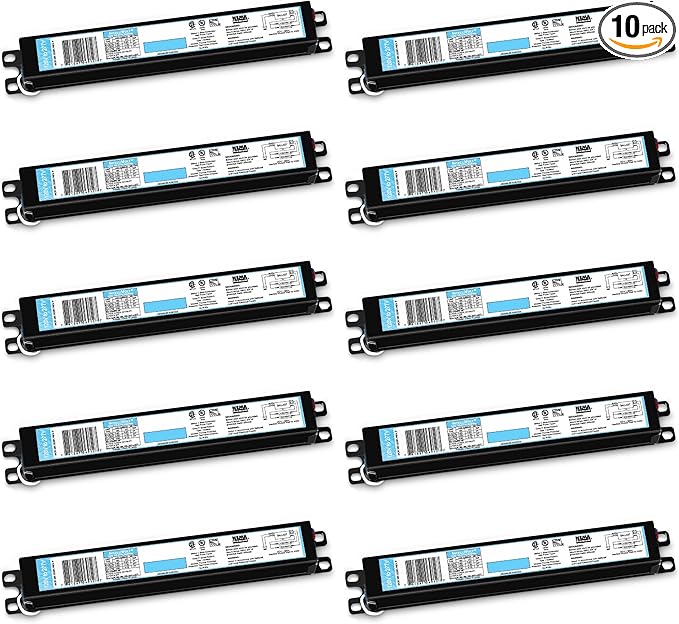 OHLECTRIC (10 Pack) Replacement for ICN-2P32-SC 1& 2 Lamp - T8 Fluorescent Electronic Ballast - 120-277 Volt - Instant Start - Standard and Energy Efficient Ballasts - UL Approved
