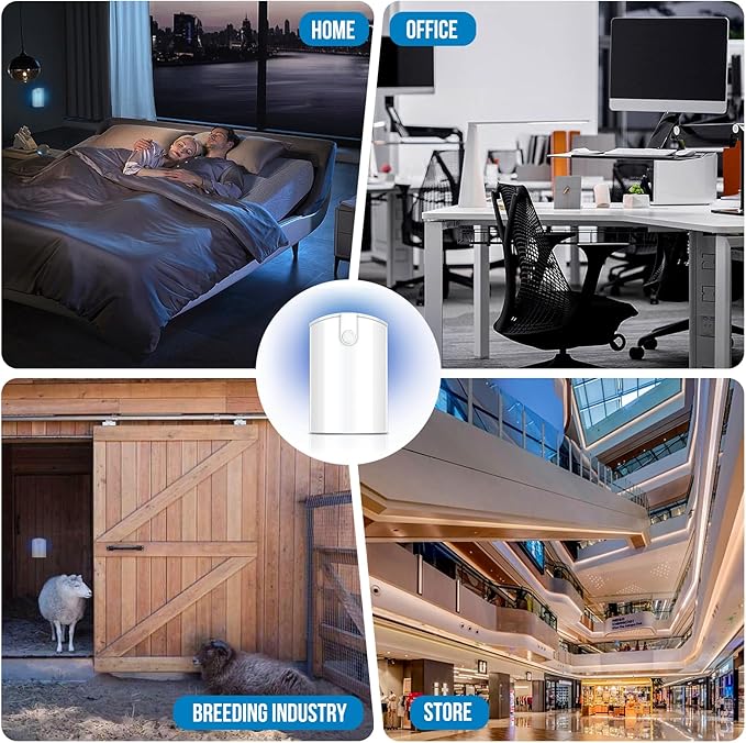 Flying Insect Trap Indoor, Plug-in Fruit Fly Trap for Indoor, Mosquito Killer Gnat Moth Fly Catcher with Night UV Light, Mosquito Attractant Bug Zapper for Home, Office (1 x Device & 4 x Refills)