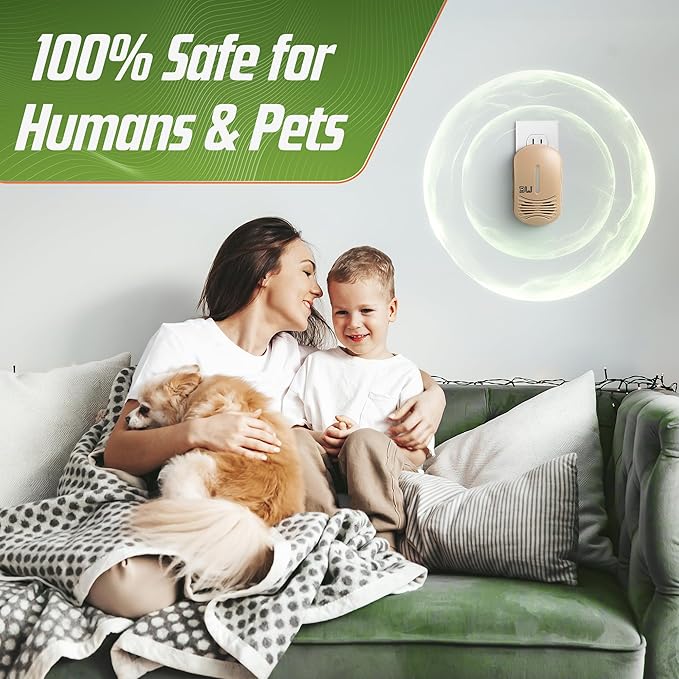 BEU-T Bat Expulsion Unit – Desert Tan Edition, Equipped with Dynamic Ultrasonic Bat Repellent Technology