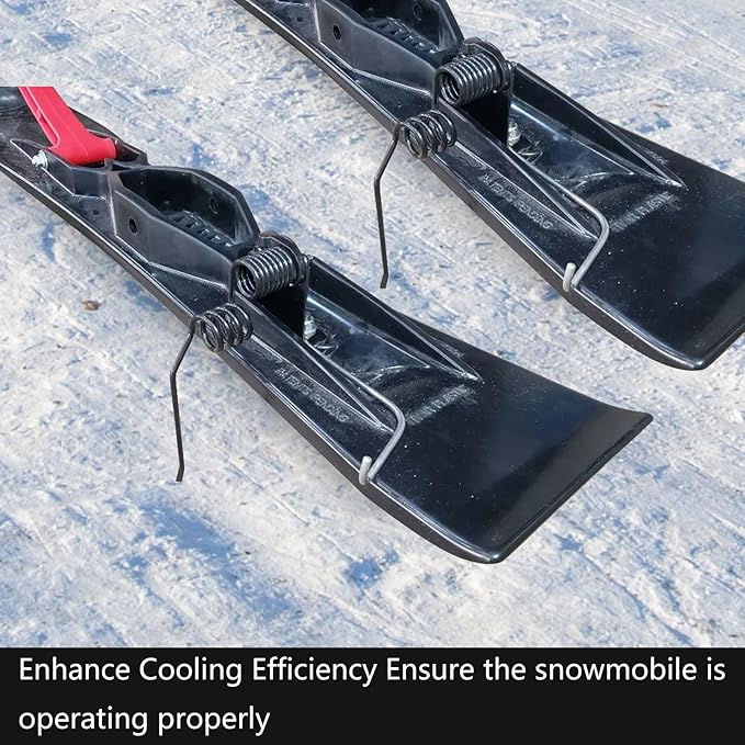 Spring Style Rail Mount Ice Scratchers, Snowmobile Ice Snow Scrtchers Kit Snowmobile Ice Sratchers Compatile with REV G4 REV-XM REV-XP Summit, Replace OEM# 860201728